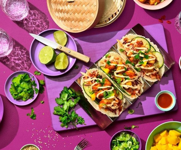 Kraukšķīgais vistas tako korejiešu gaumē